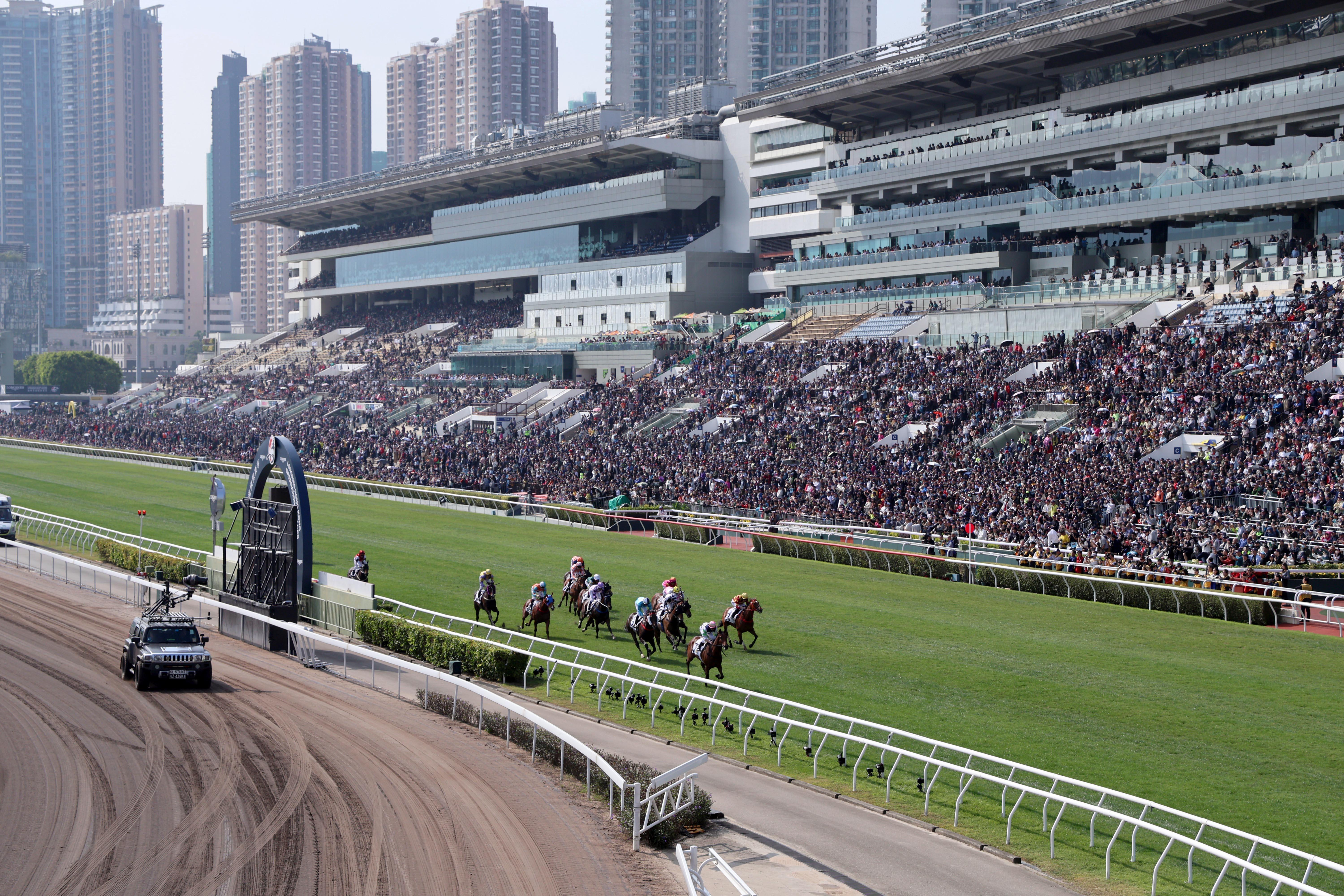 今天兩個馬場合共吸引逾8萬名馬迷入場見證盛事。