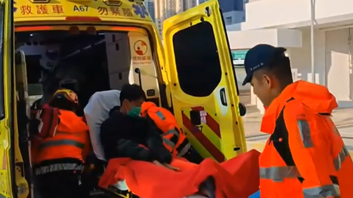 14歲男童西貢露營被野豬咬傷腳　送院治理(有線新聞截圖)