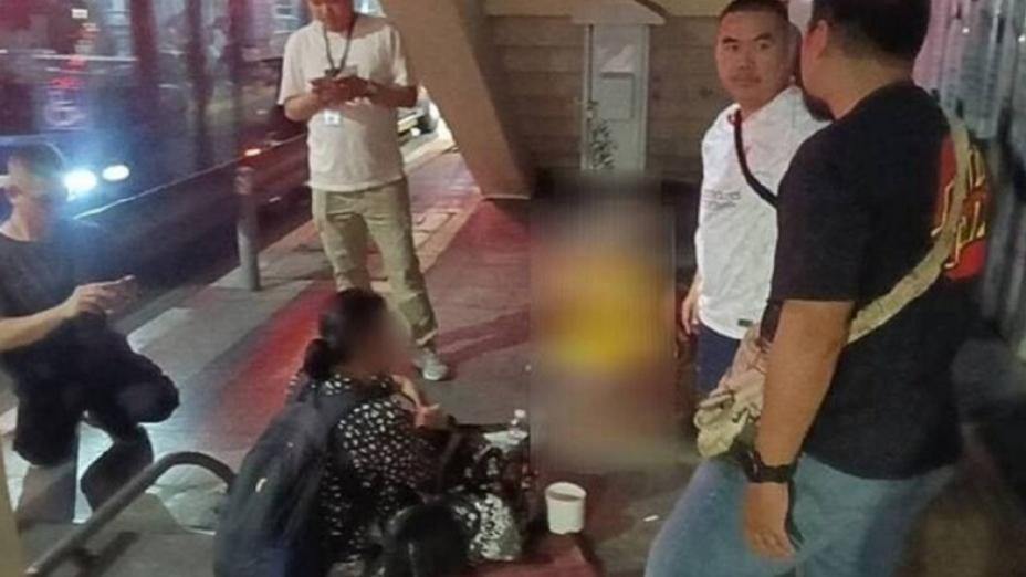 泰國女乞兒竟是「富豪」，被捕身上搜出30萬銀行存款近百萬。(X)