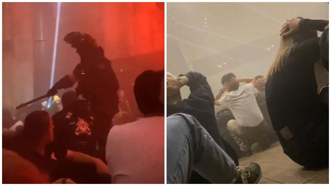 俄羅斯警突擊夜店，數百壯丁直接被送徵兵辦公室。(X)