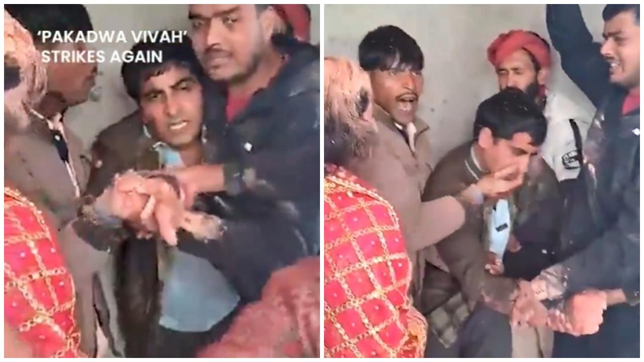 男教師返工途中遭綁架，被女家親戚用槍指住逼婚。(X)