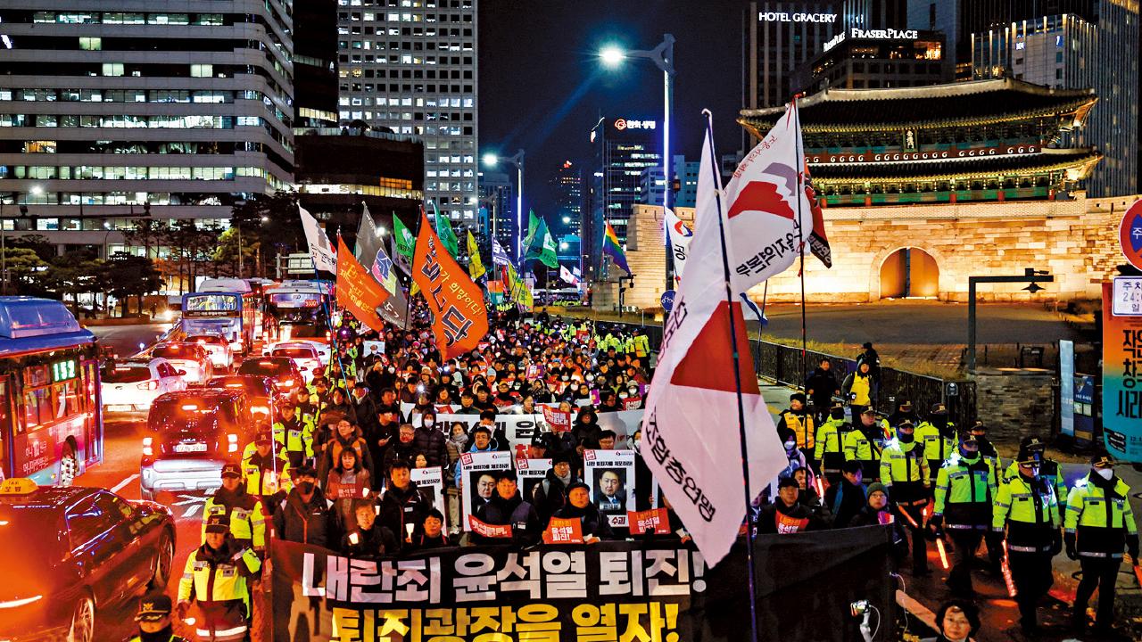 反對黨擬周六表決彈劾 尹錫悅涉叛亂罪受查