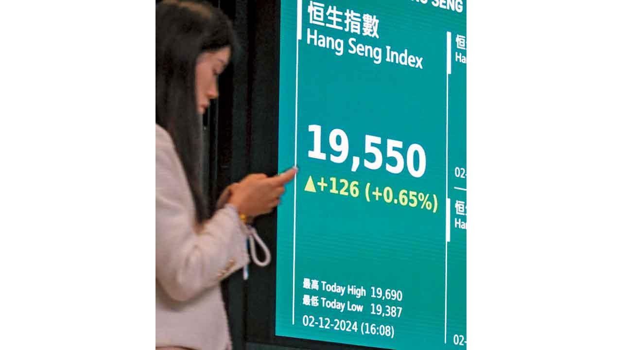 香港寬頻爆爭奪戰 憧憬內地出招恒指漲126點