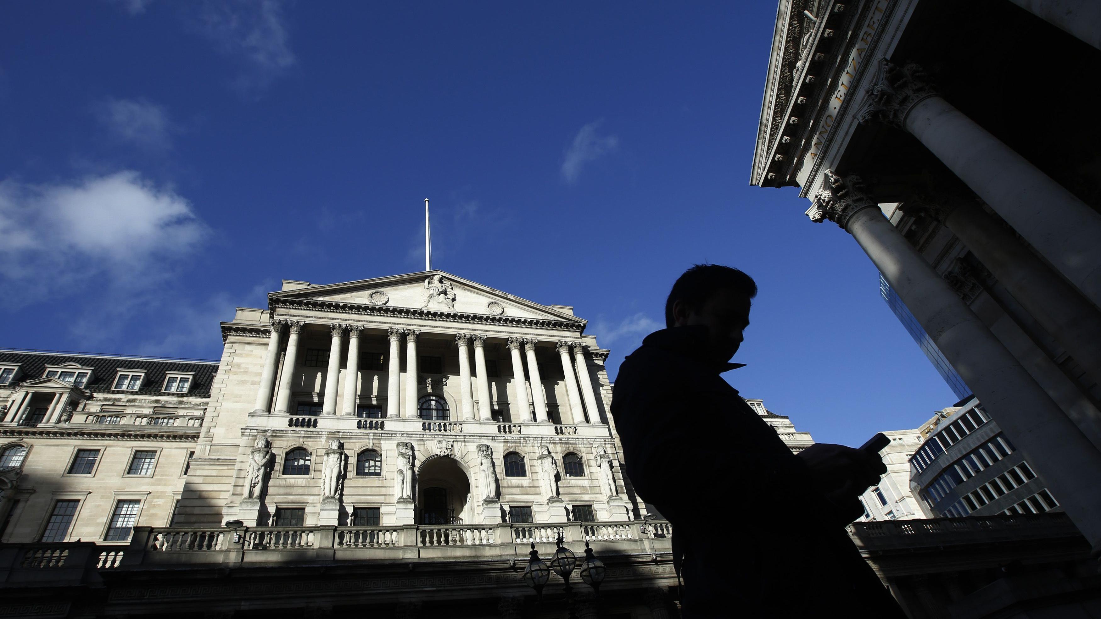 英倫銀行維持利率不變 符預期 料通脹續溫和上升