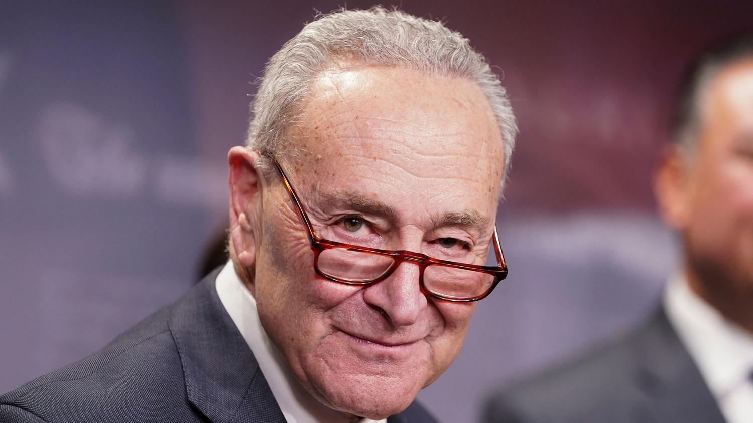 美國民主黨參議院領袖舒默。(路透社)