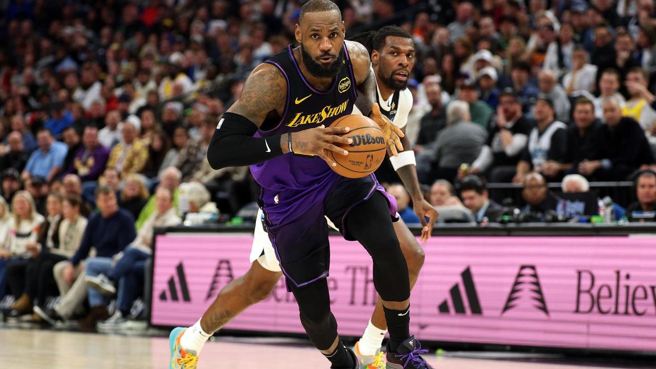 NBA ｜勒邦占士創今季得分新低 湖人慘負木狼（有片）