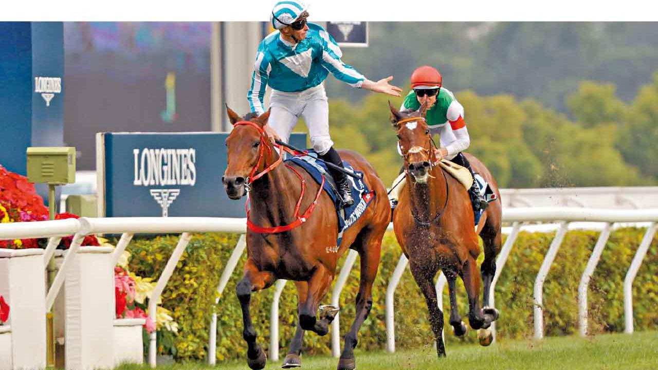 浪琴賽事吸逾8萬馬迷入場 旅客增四成 「浪漫勇士」香港盃三連霸