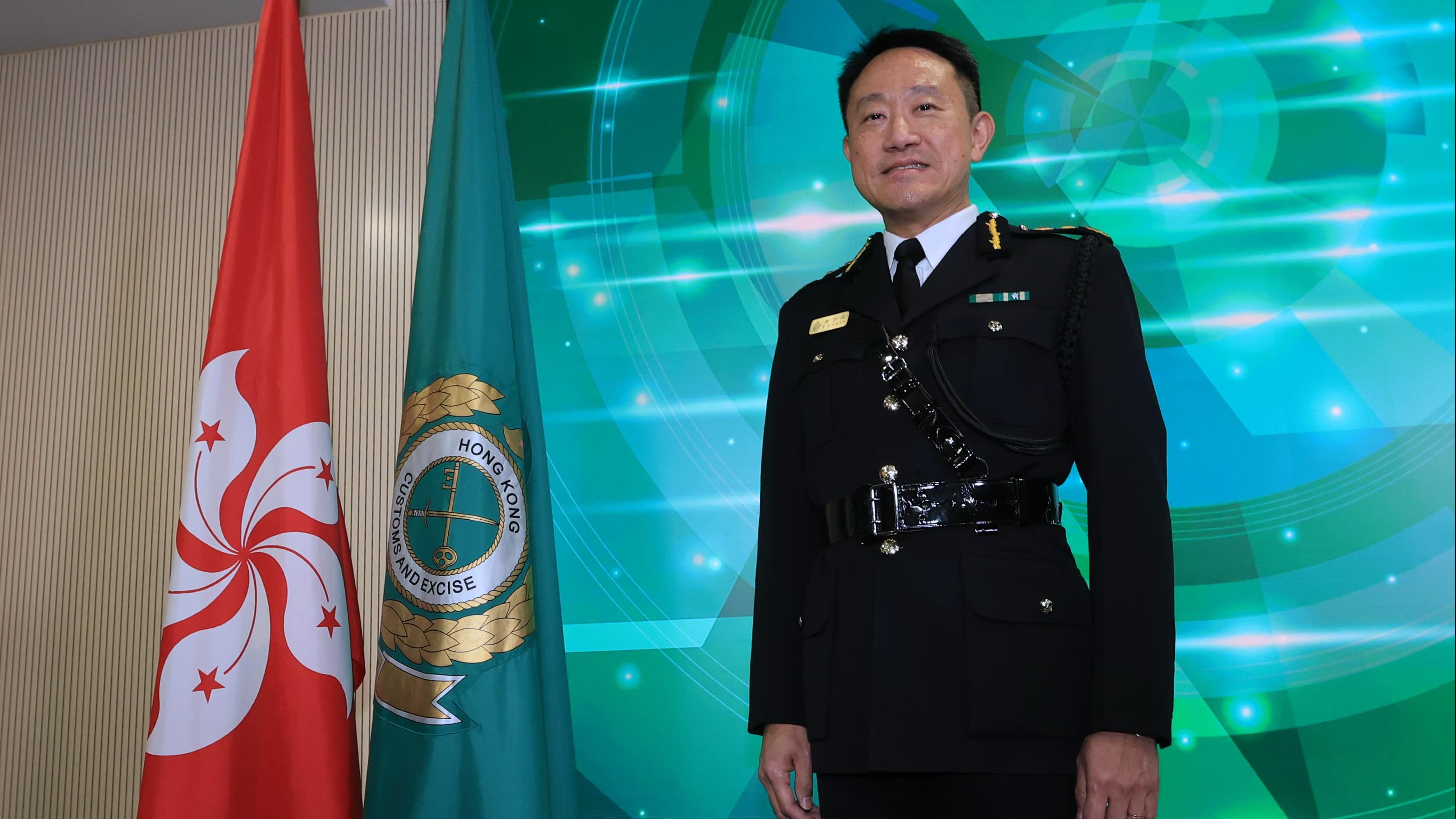 陳子達宣誓就任海關關長，目標全方位堵截「太空油」