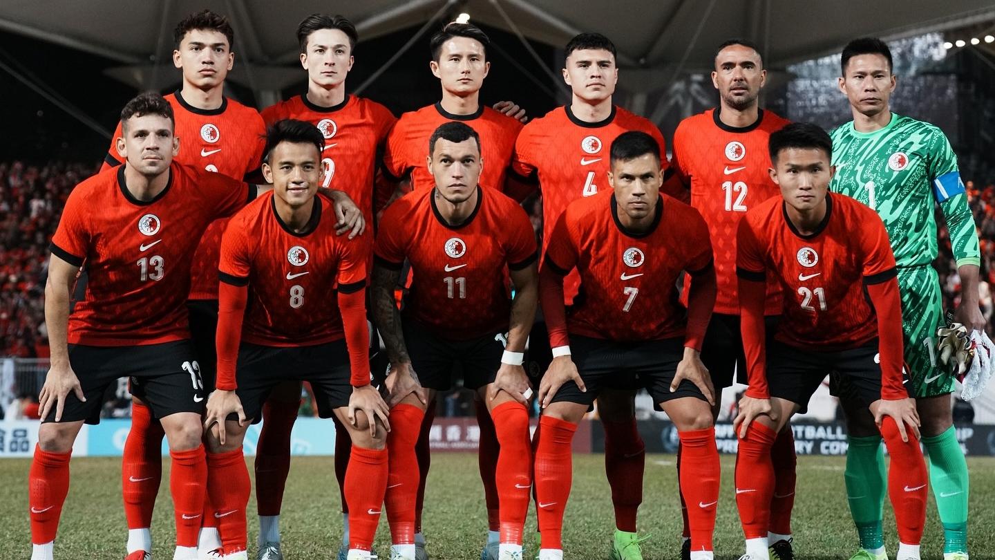 香港隊出戰東亞盃外圍賽。(香港足總圖片)