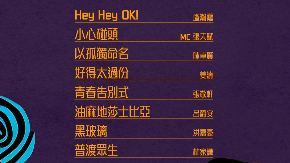 叱咤2024｜公布「叱咤樂壇我最喜愛的歌曲」八強走勢 周殷廷COLLAR出局變全男班陣容