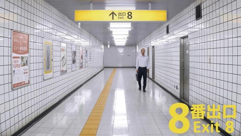 日本驚嚇遊戲《8號出口》真人版電影預告曝光(有片)