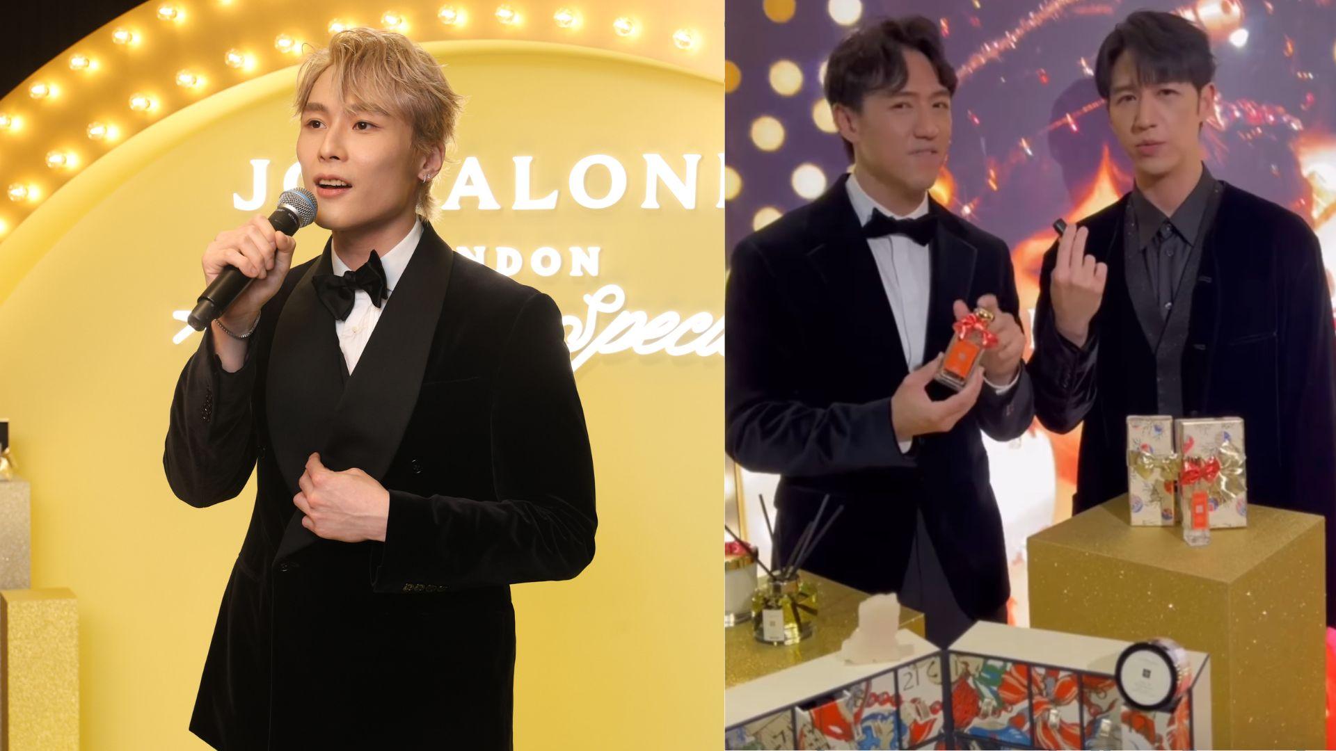 星二代湯君耀首度開金口 馮允謙孖餅印細佬出席聖誕派對