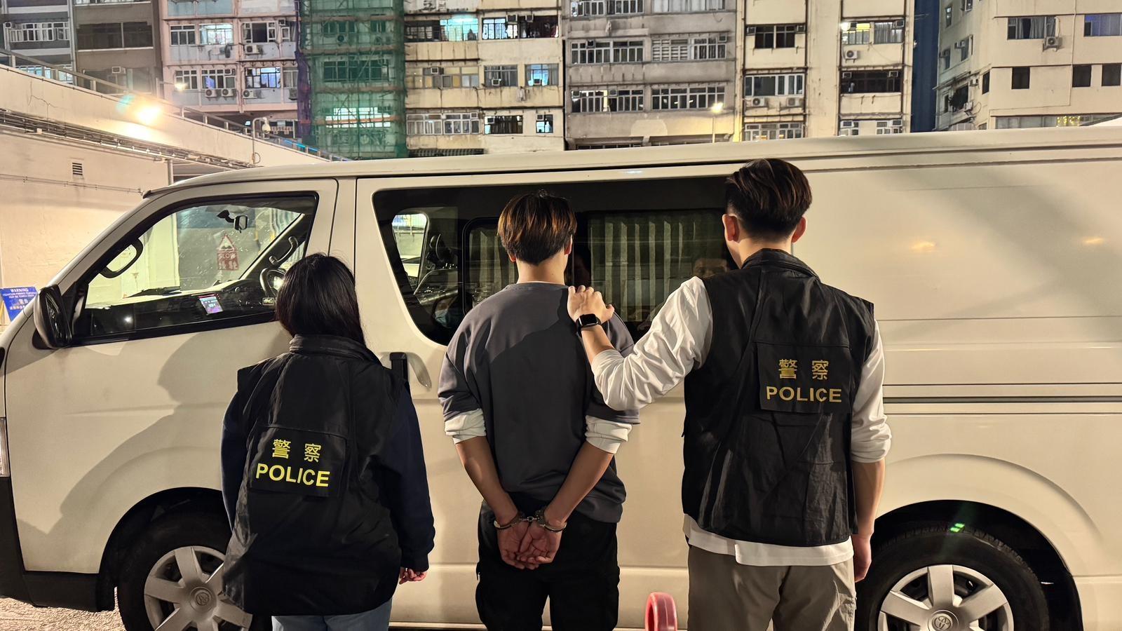 警旺角單位檢146萬元海洛英　26歲男被捕(警方圖片)