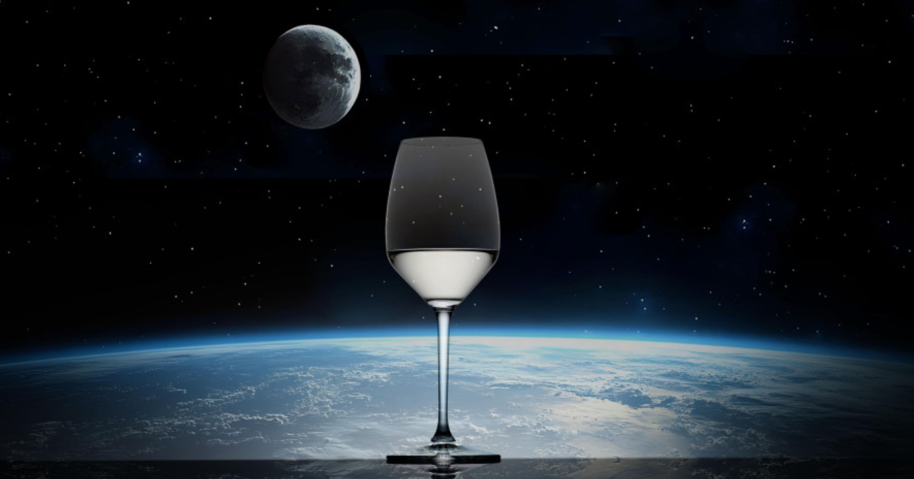 圖為在太空釀造的日本酒「獺祭」的效果圖。(旭酒造提供)