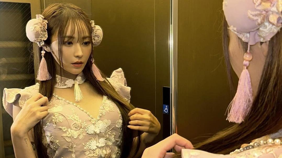 日本YouTuber橋本甜歌被指隱瞞隆胸而被內衣廠追討賠償。(IG)