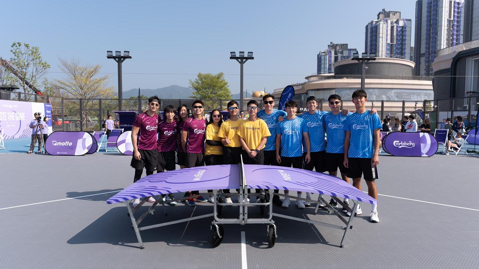 全亞洲首個桌上排球（Teqvoly）賽事「Taste The Game」在西沙GO PARK上演。