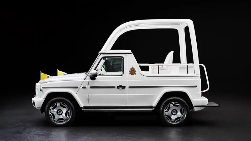 Mercedes-Benz為教宗打造全新純電動座駕　以電動G-Class展現環保理念