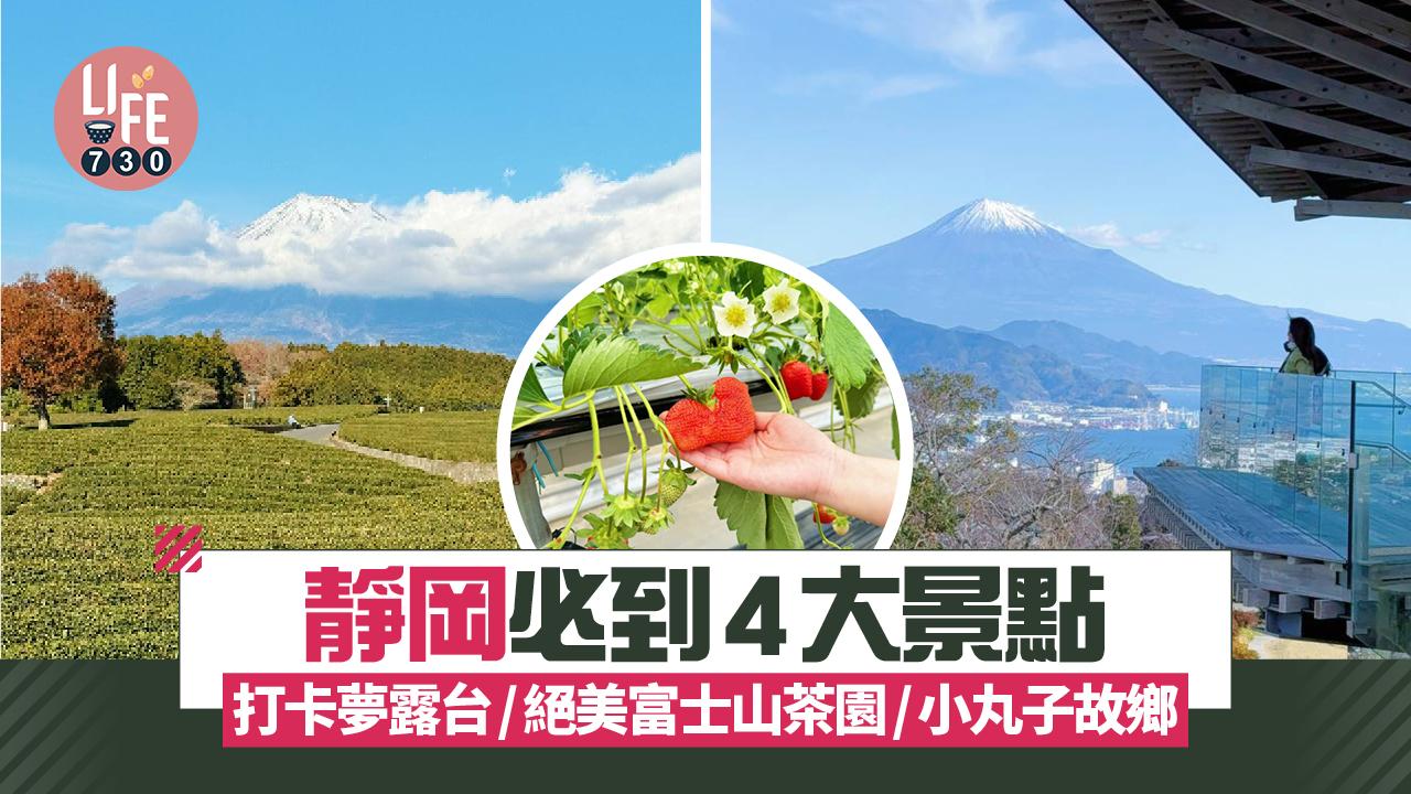 靜岡必到4大景點！打卡夢露台/絕美富士山茶園/小丸子故鄉