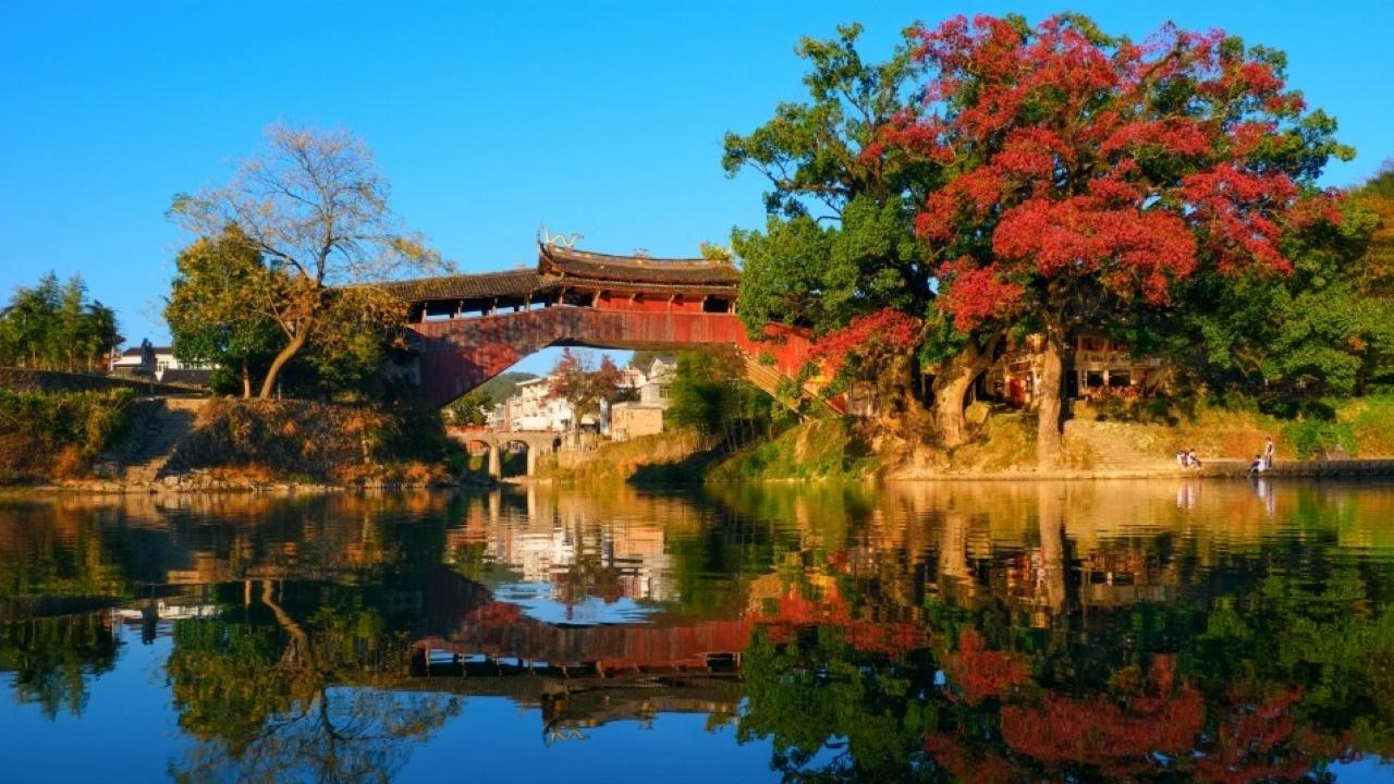 中國木拱橋傳統營造技藝轉入人類非物質文化遺產代表作名錄。（央視新聞）