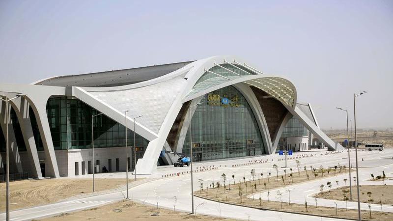 瓜達爾新國際機場2019年10月啟動建設，是中巴經濟走廊重點項目。（新華社資料圖片）