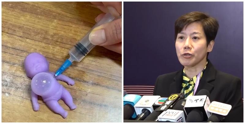 海關關長何珮珊見傳媒時，提到已接觸有售該款玩具的非本地網購平台，要求對方將該款玩具下架，以及不要運往香港，強調會繼續執法。(網上圖片/港台畫面)