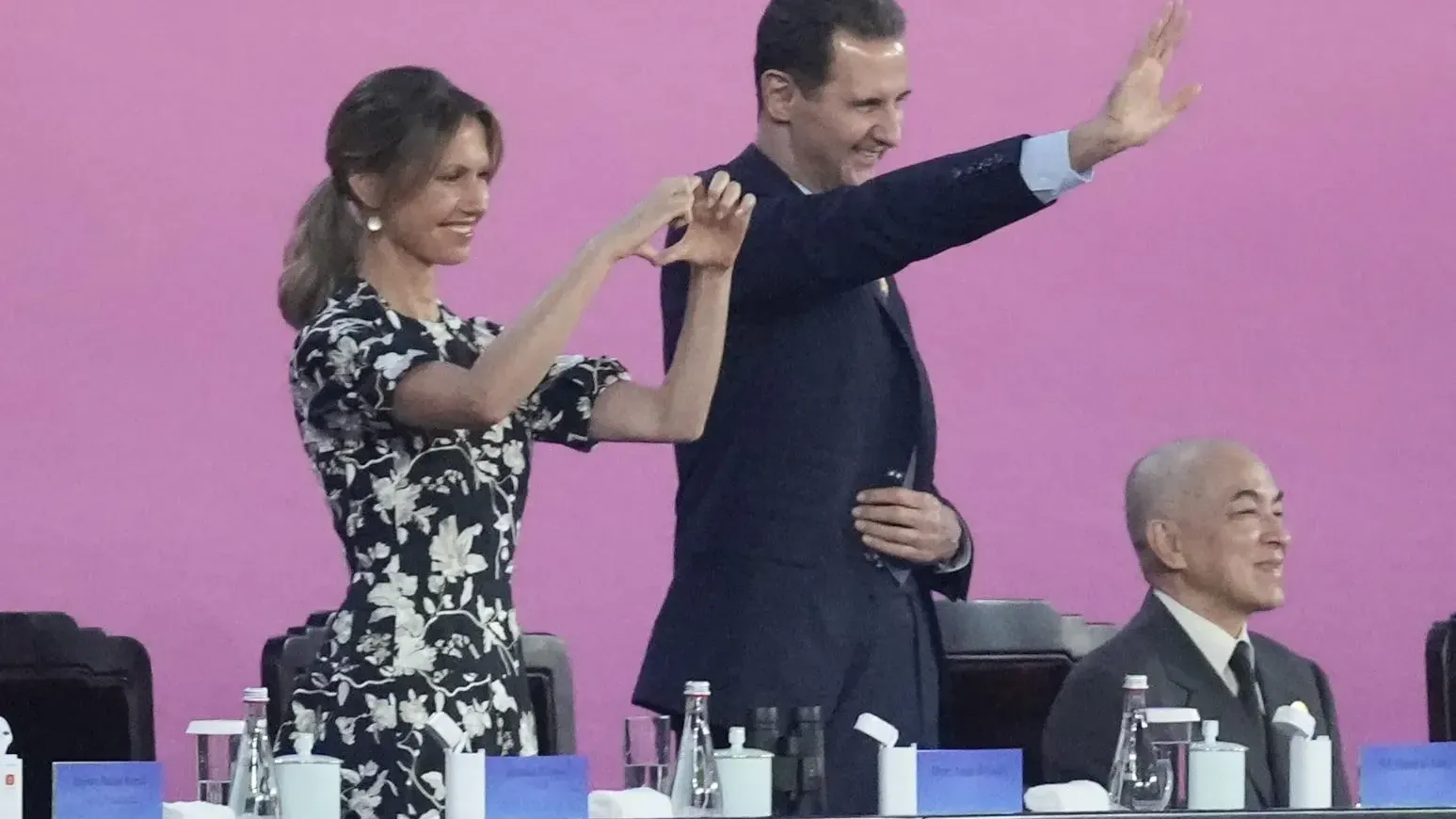 巴沙爾夫婦。（資料圖／美聯社）