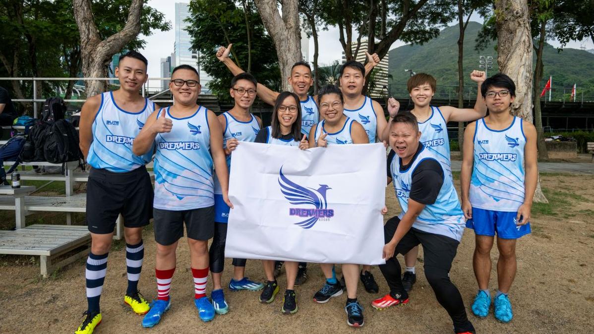 欖球素人集結「Dreamers」以球會友　一學即愛上成軍打比賽對陣港隊成員