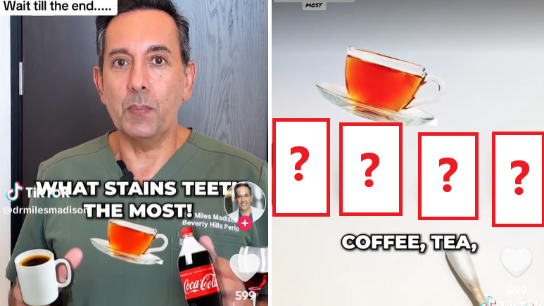 咖啡茶可樂紅酒 哪種造成最嚴重牙漬？牙醫揭驚人答案