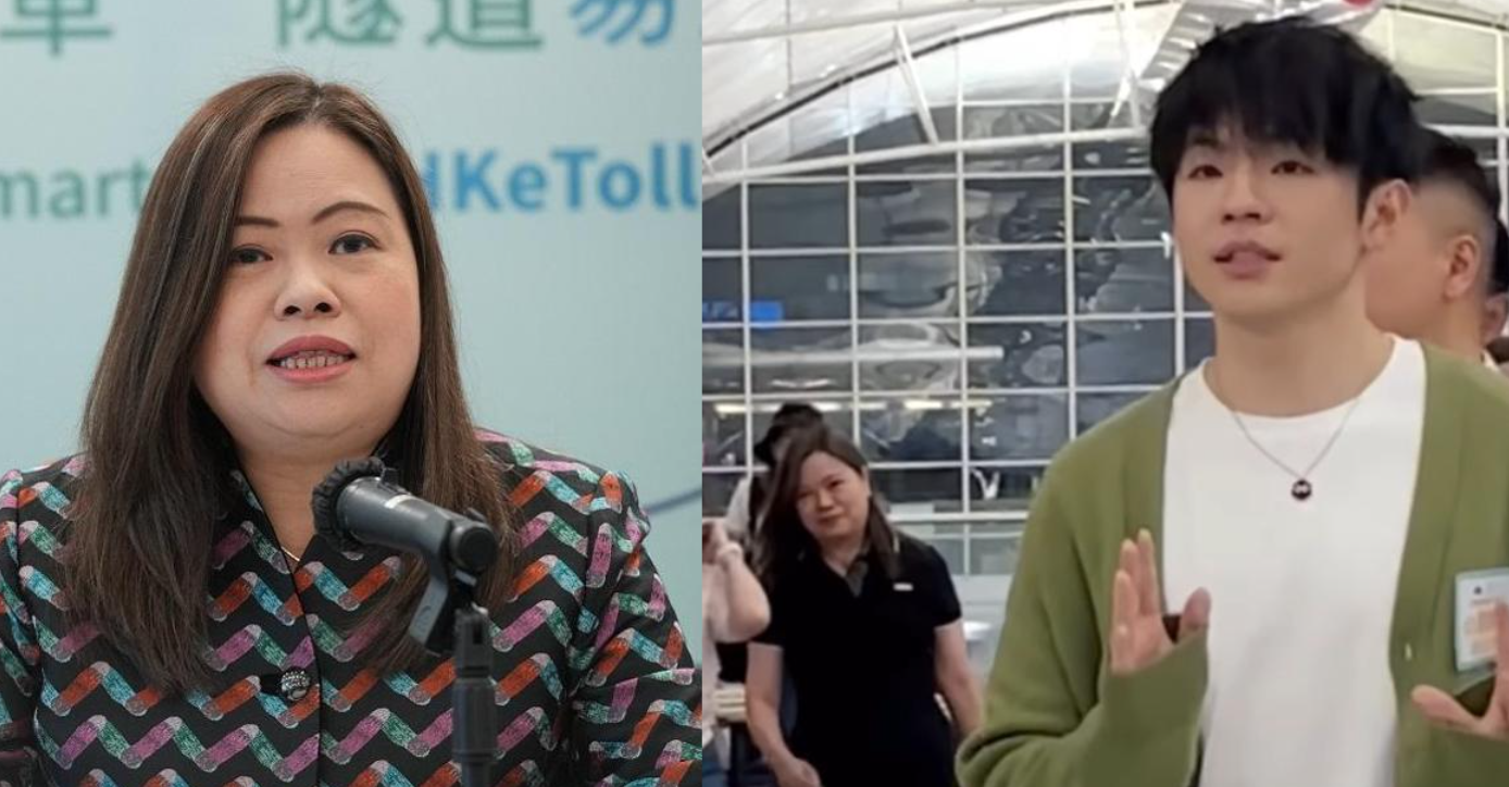 羅淑佩解釋，當時她正在和身邊一起走的女士邊聊邊笑，「我有朋友一起去機場，看歌星的拍攝訪問，當然開心，但媒體就裁切了那位女士，好像我自己一個人跟着我的偶像，就說我『含情脈脈』看着偶像。」