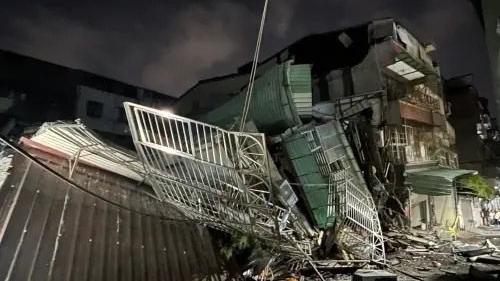 台灣嘉義發生6.4級地震，本港逾百市民報告有震感。(網上圖片)