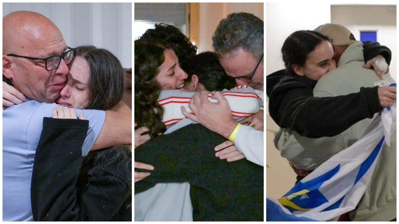 以巴衝突，以哈停火生效，3名女人質獲釋返抵以色列。(X)