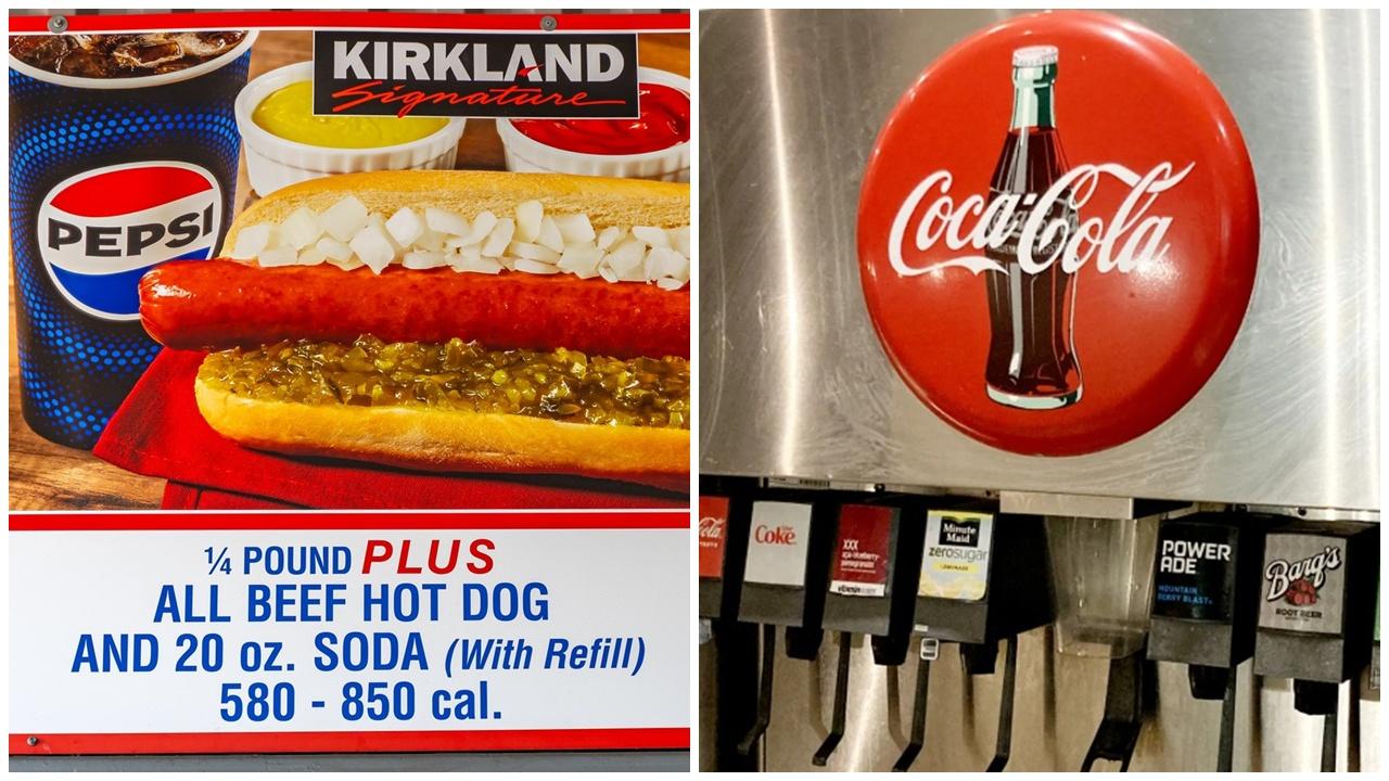 百事被踢出局？美國好市多汽水機迎可口可樂回歸。(網上圖片)