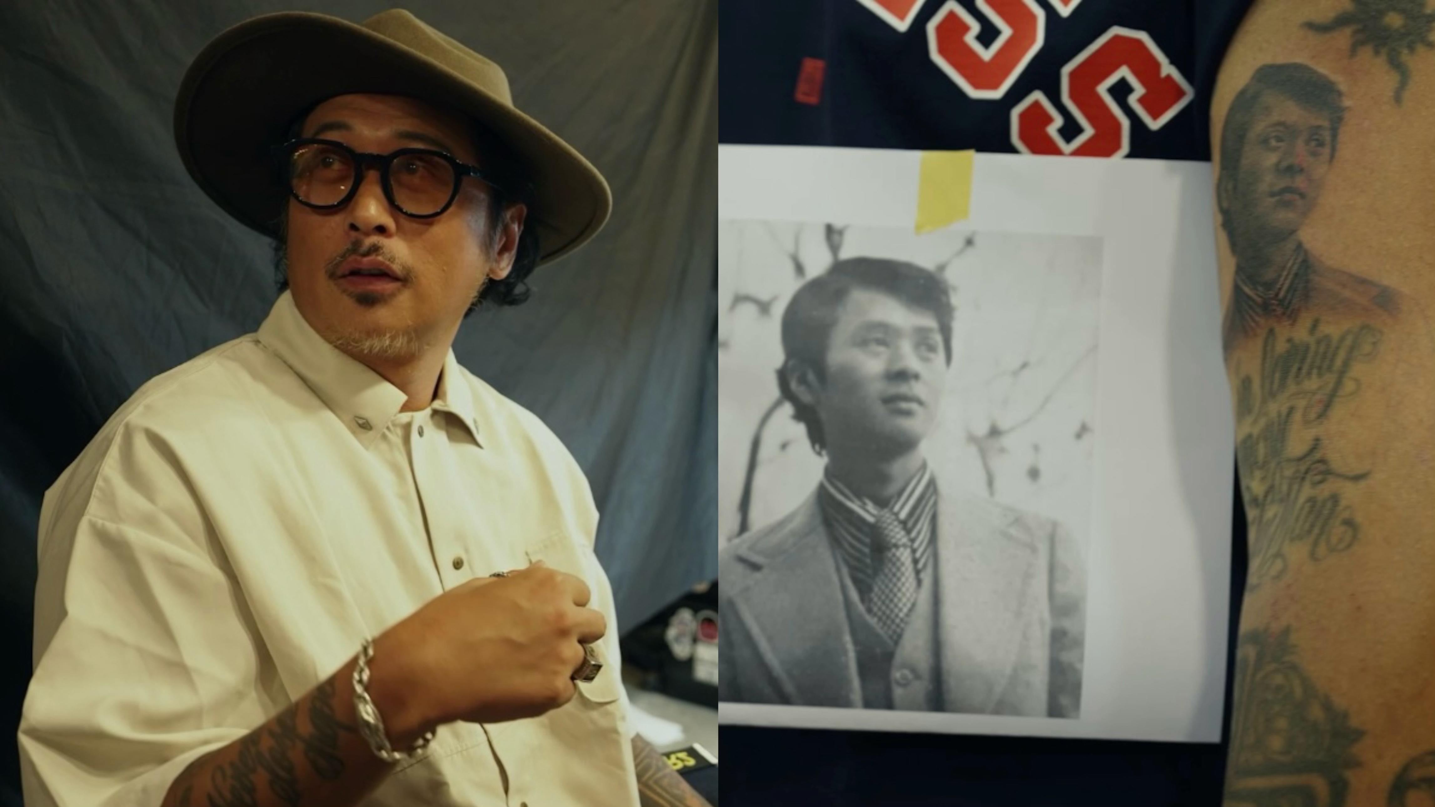 紋人多故事｜廿四味阿肥談父子情 亡父頭像刻手臂：紋身係最好紀念