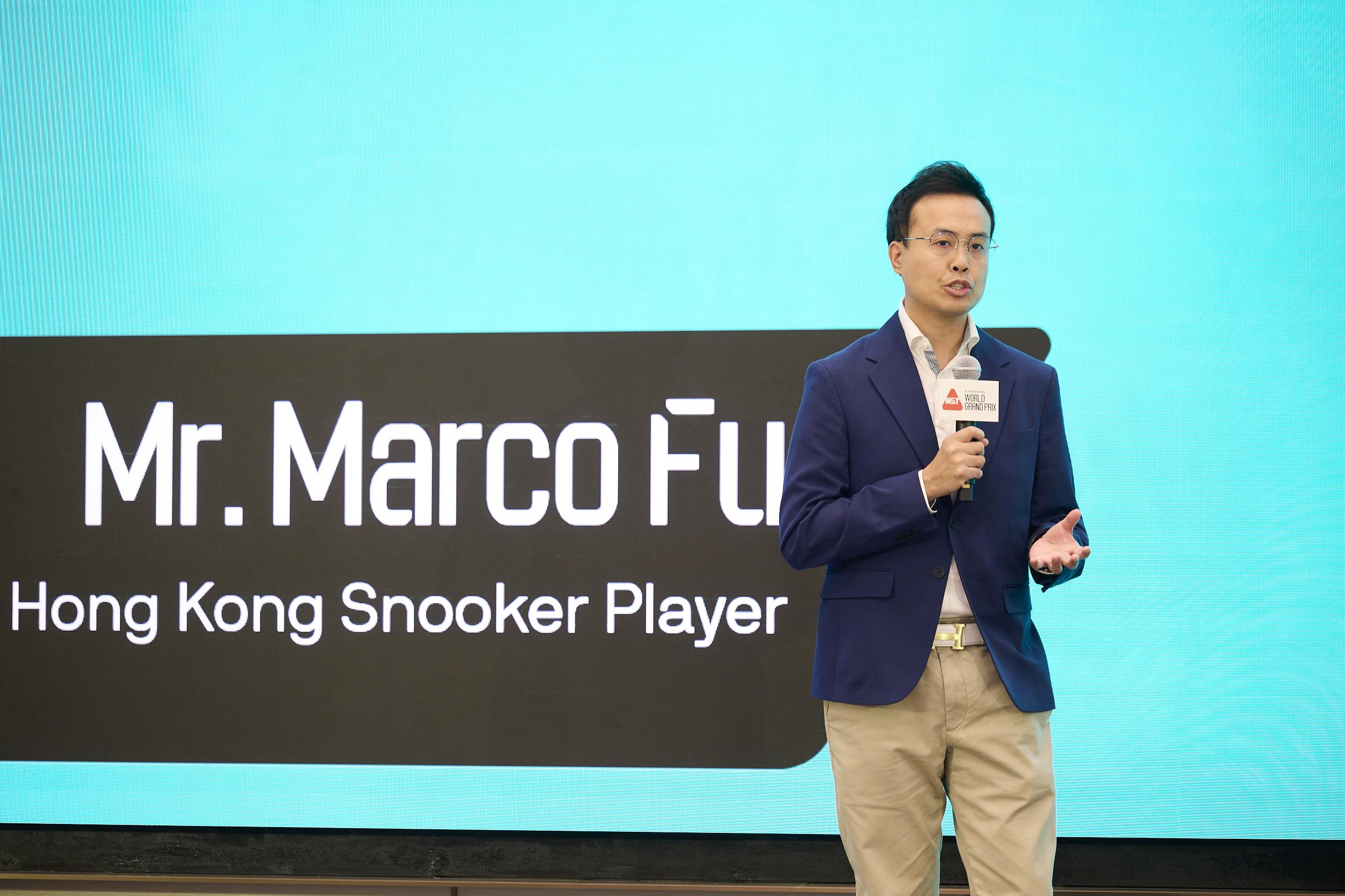 由世界桌球巡迴賽（WST）與F-Sports Promotions Limited主辦，中國香港桌球總會承辦，「世界格蘭披治桌球大獎賽2025」將首次在香港隆重登場，賽事3月4日至9日在啟德體育園舉行。傅家俊將出戰表演賽。(公關提供)