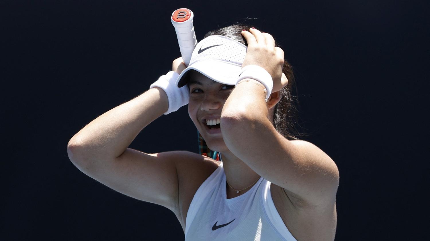 拉度卡露在澳網首圈過關。(路透社)