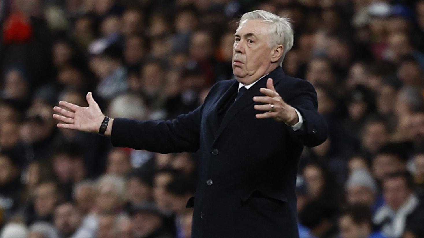 皇家馬德里主帥安察洛堤。(路透社)