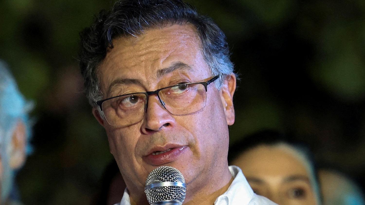 哥倫比亞總統佩特羅。(路透社)