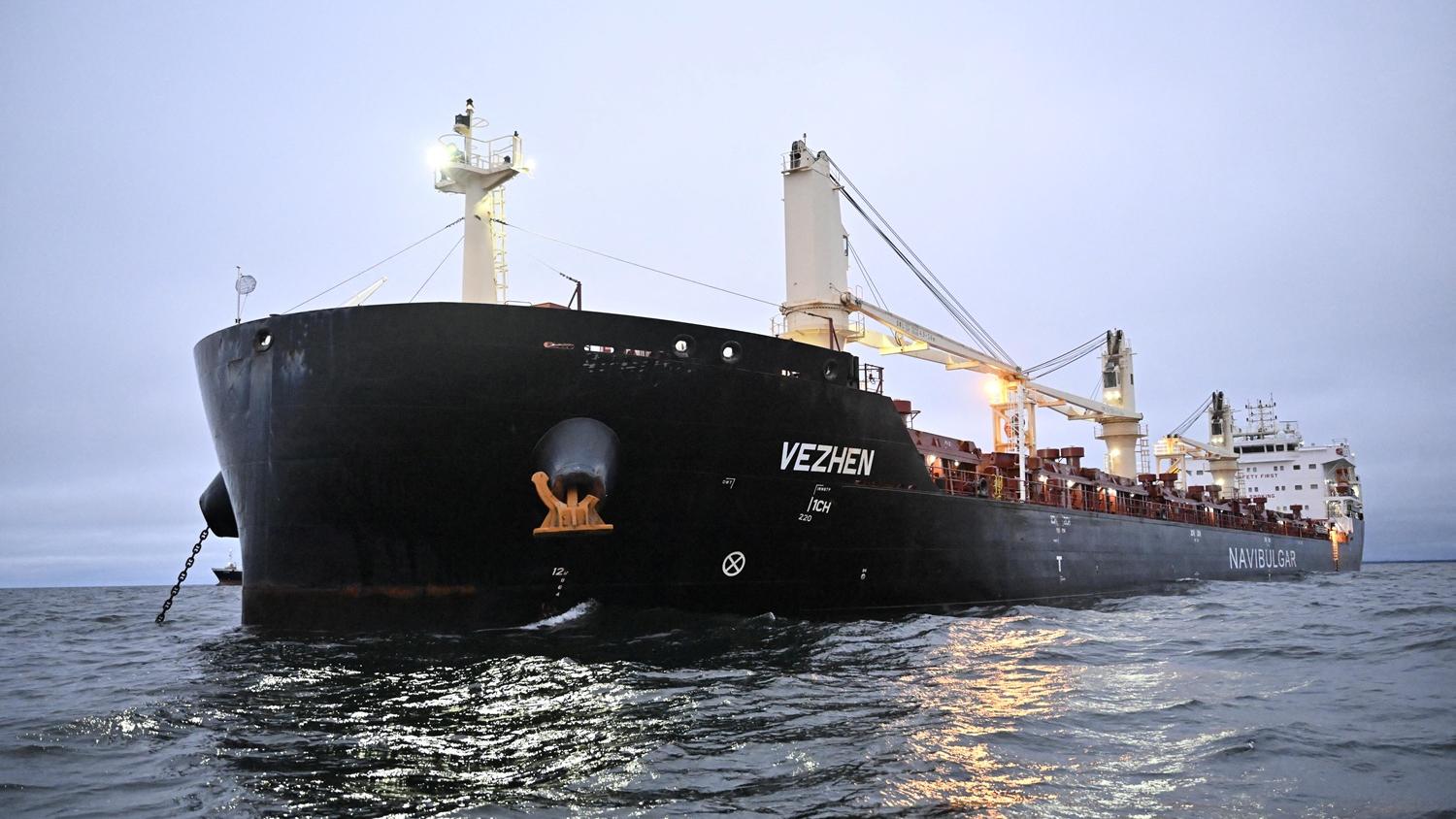 保加利亞貨輪被指在波羅的海破壞一條海底通訊電纜。(路透社)