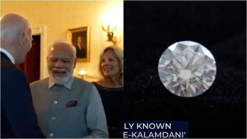 拜登任內收禮清單公布　莫迪贈7.5卡鑽石將留白宮使用