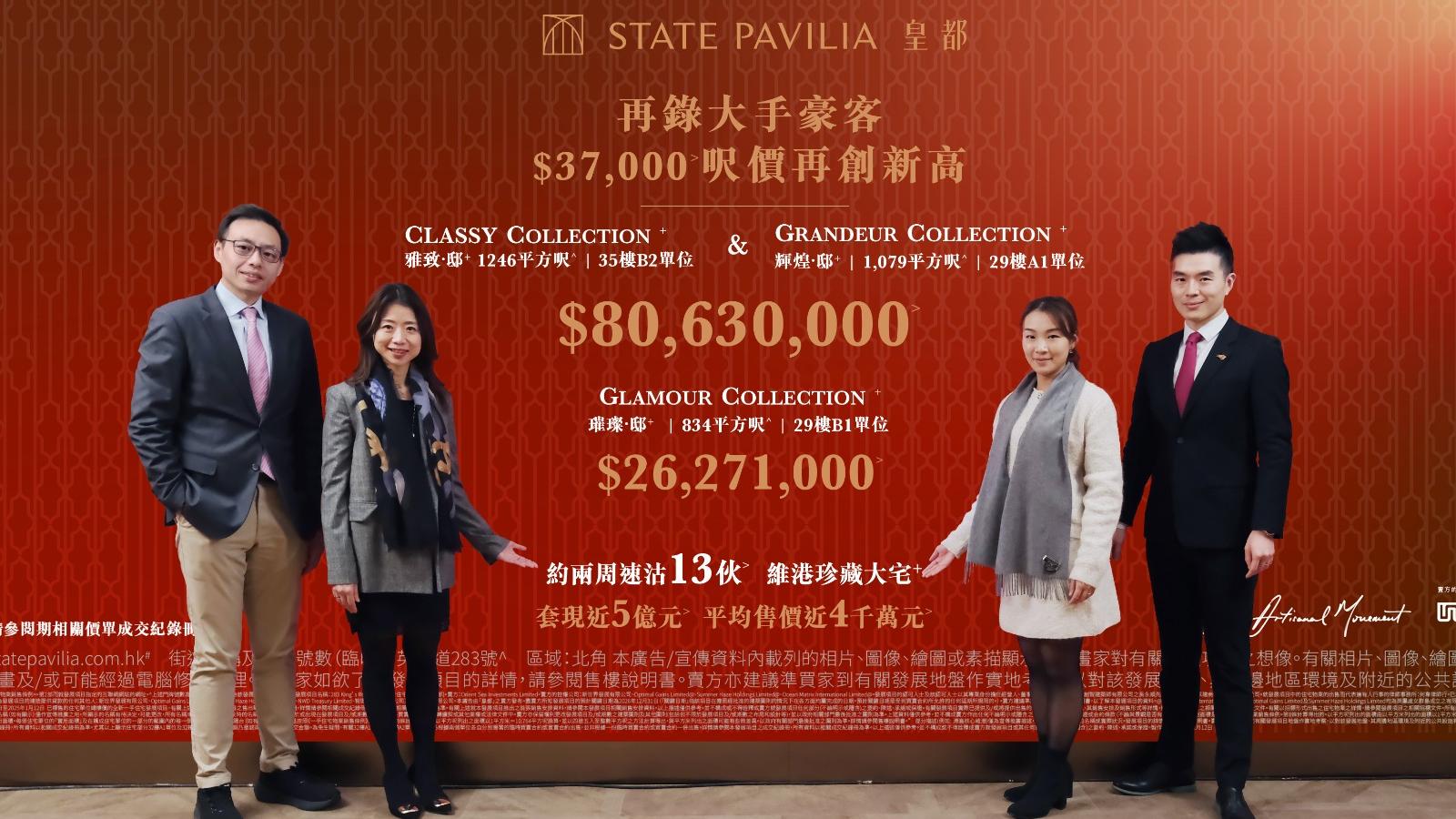 皇都獲大手客斥逾8000萬購2伙 四房呎售3.7萬創新高｜北角新盤