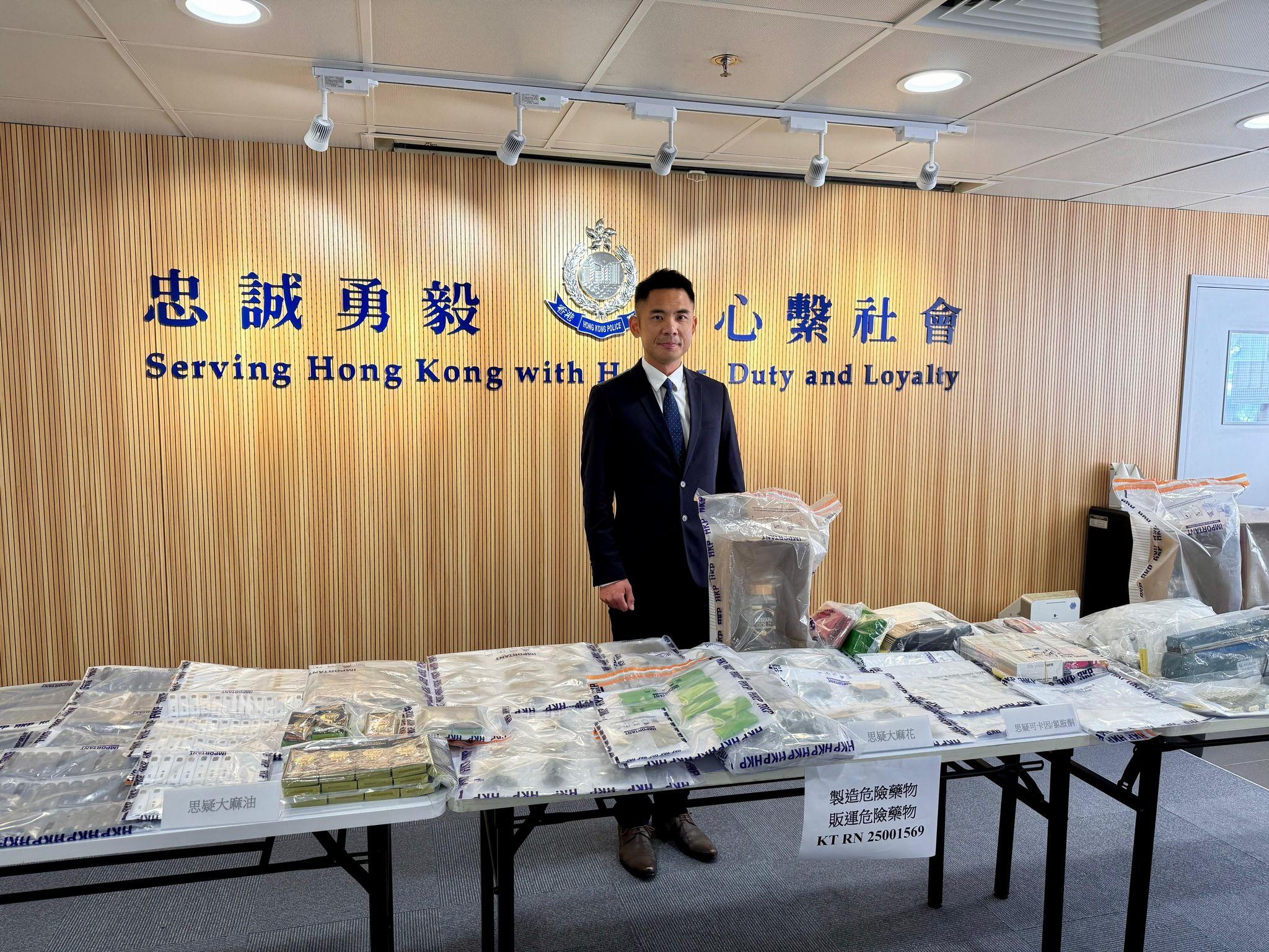 警觀塘工廈毒品倉檢93萬元貨　26歲內地男被捕