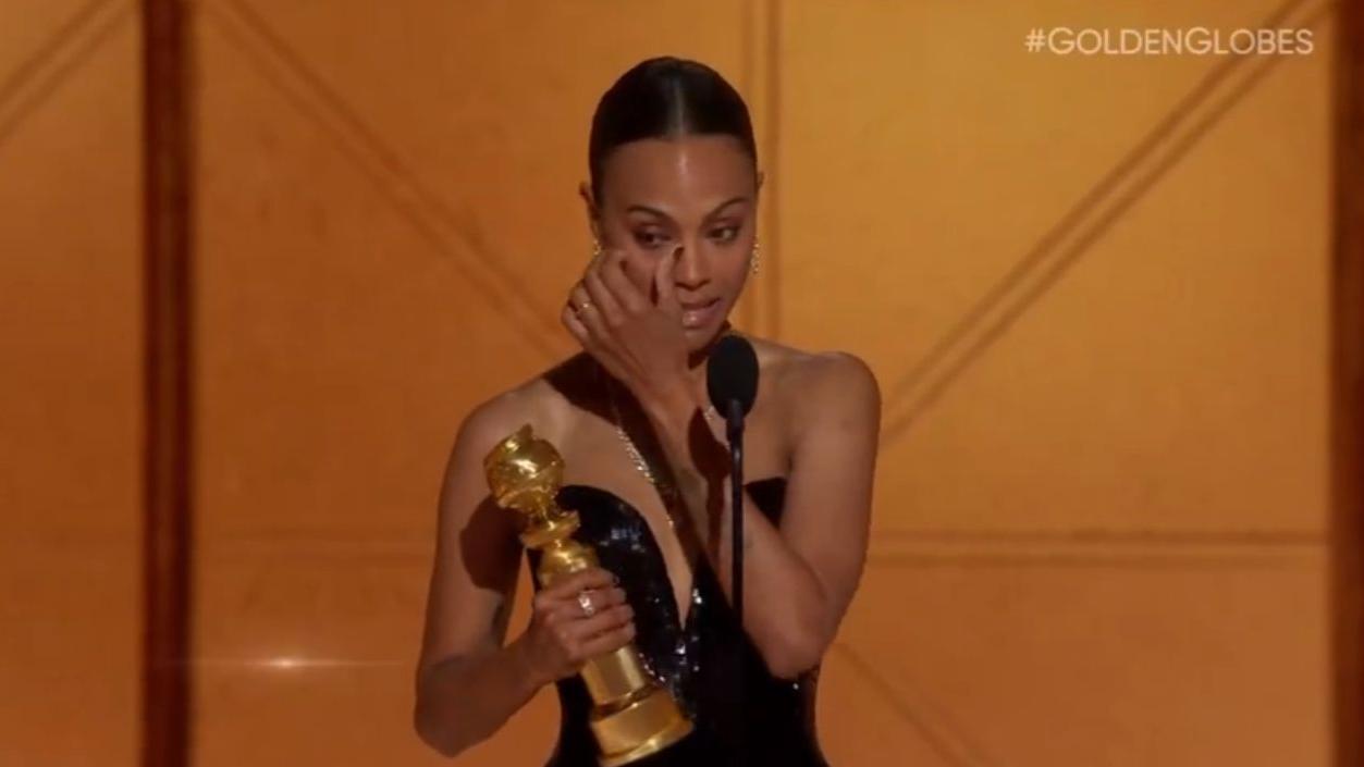 金球獎2025｜素兒莎丹娜入行逾25年 一擊即中首次揚威金球奪電影女配角