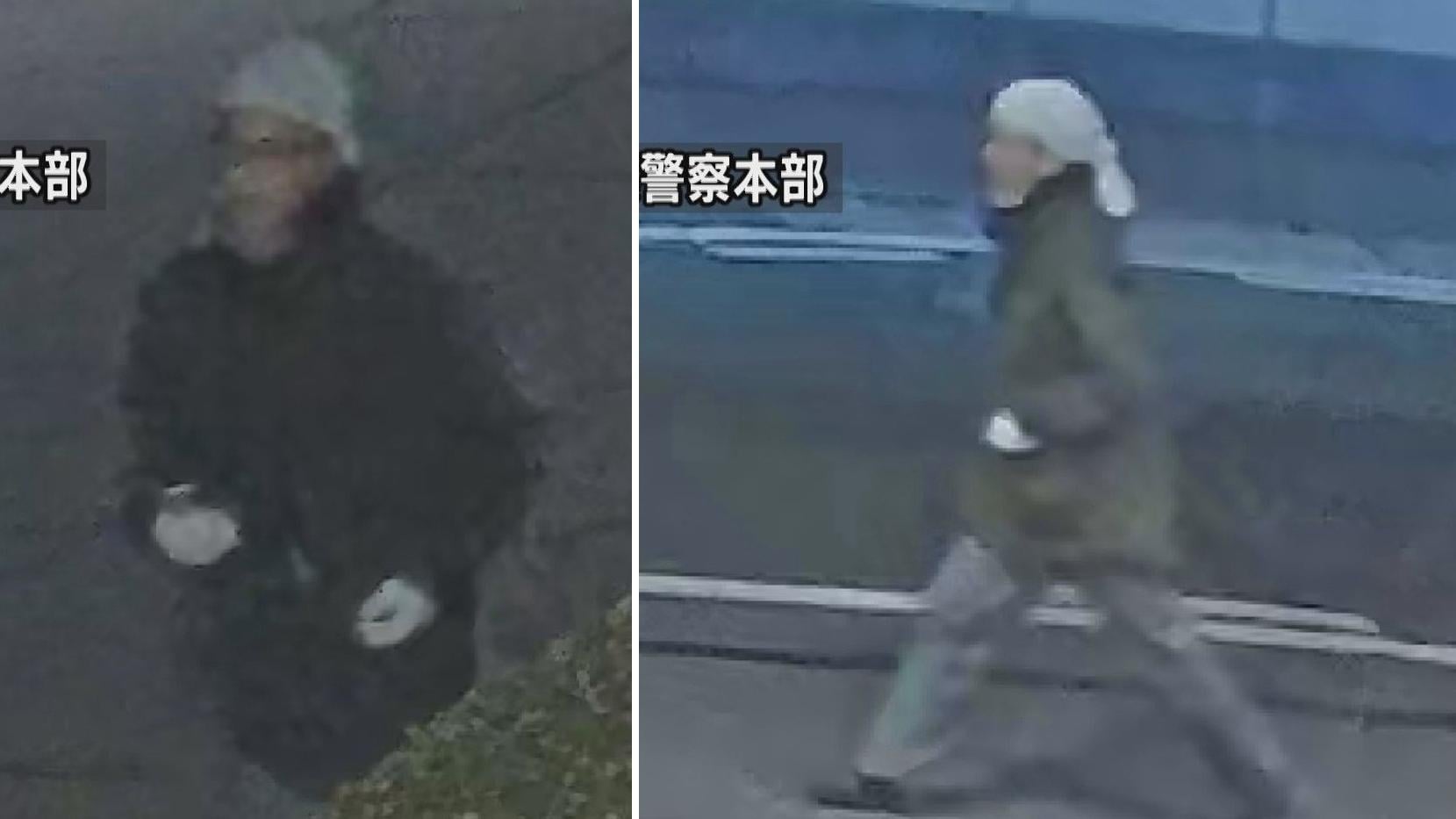 警方公布疑兇逃走畫面。(互聯網)