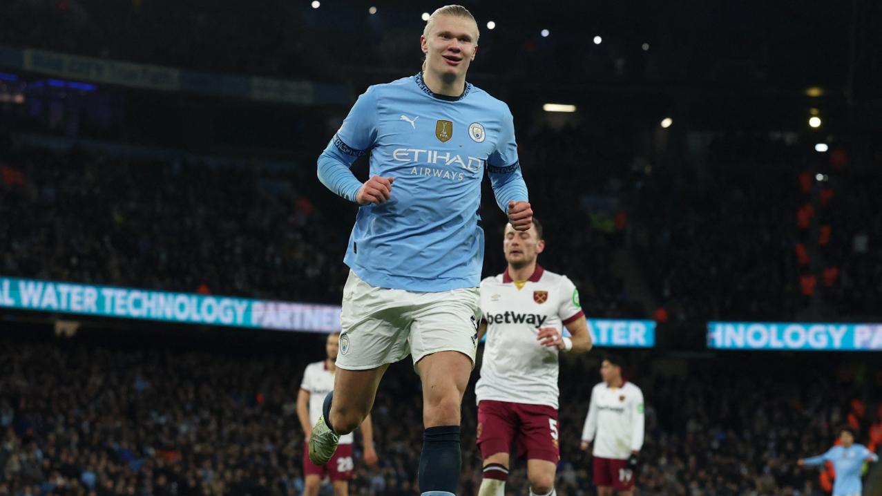 曼城宣布與夏蘭特續約10年，合約提前半年生效，將至2034年。（路透社資料圖片）