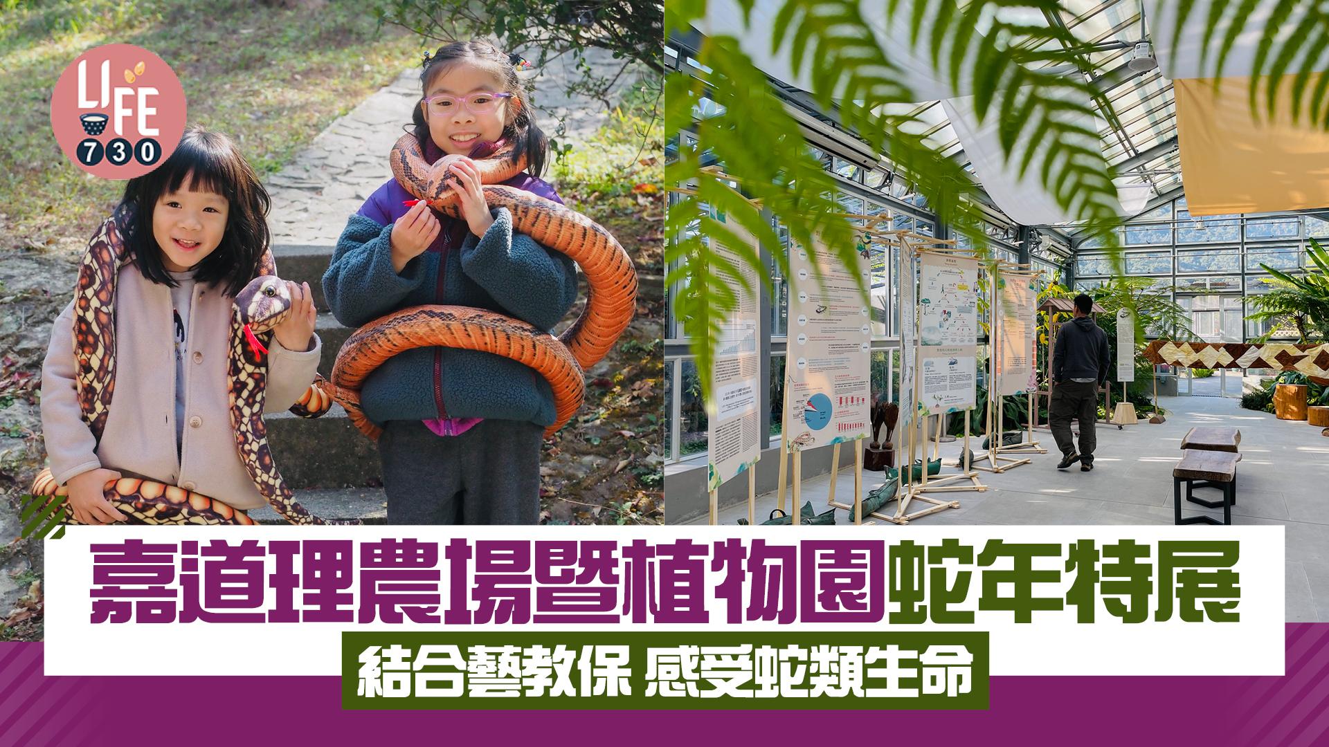 嘉道理農場暨植物園蛇年特展  結合藝教保 感受蛇類生命 
