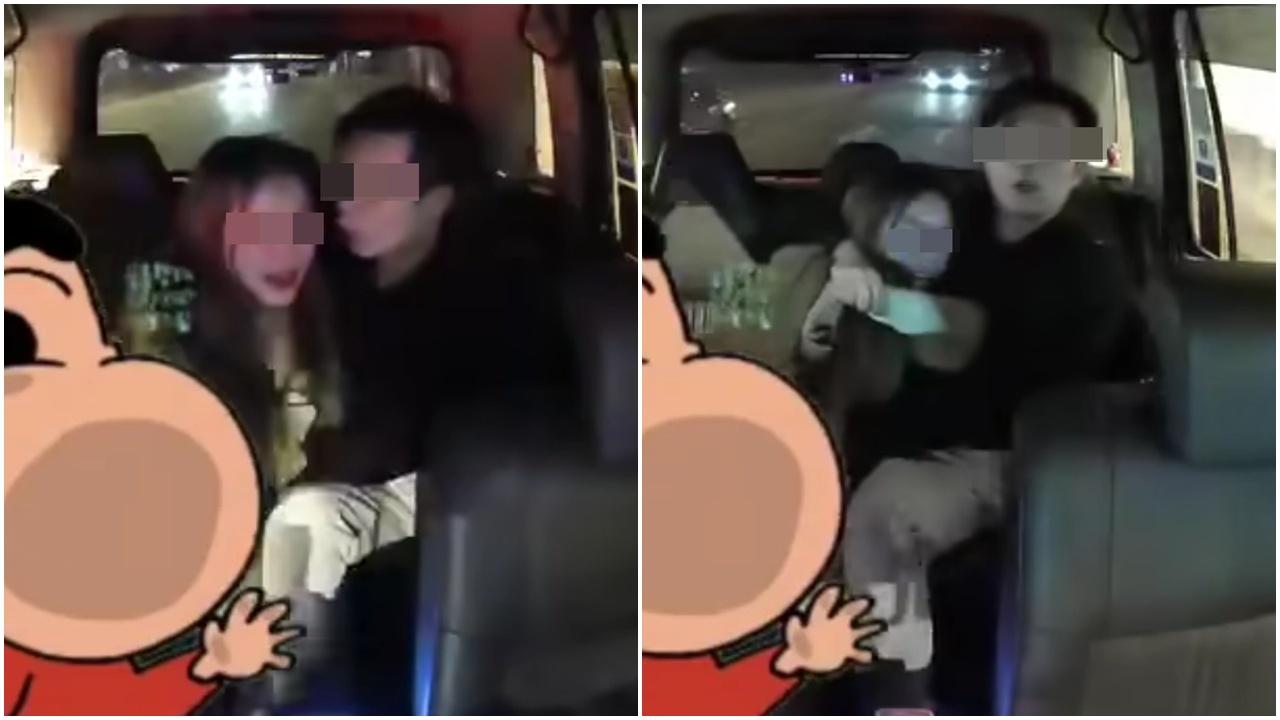 車Cam直擊｜的士男女乘客爭執女方爆喊