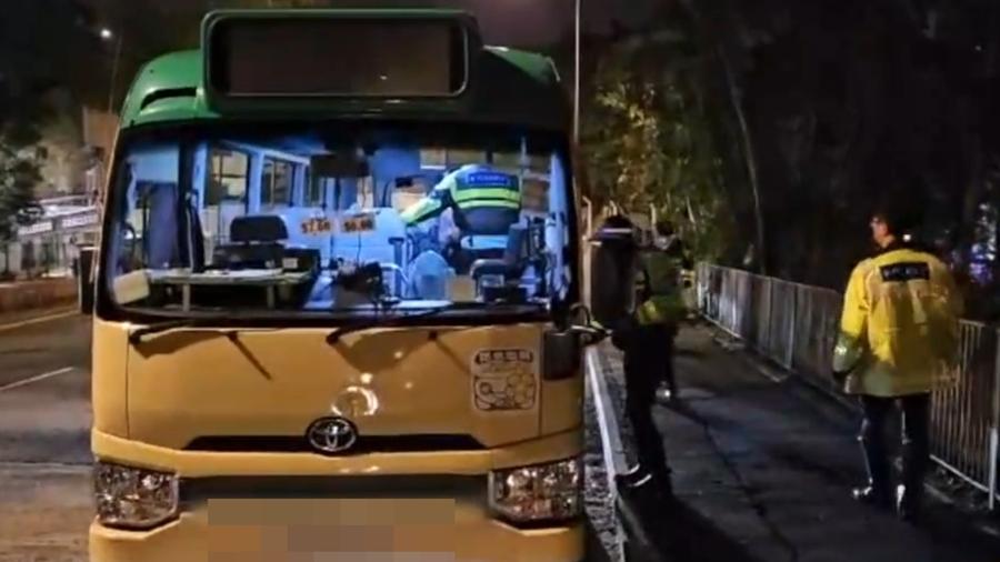 沙田八旬翁遭小巴撞斃，司機涉毒駕危駕被捕。(網上截圖)