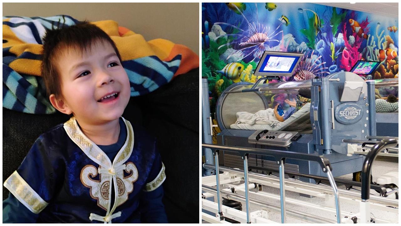 高壓氧艙爆炸，母親目睹5歲兒當場慘被炸死。(X)