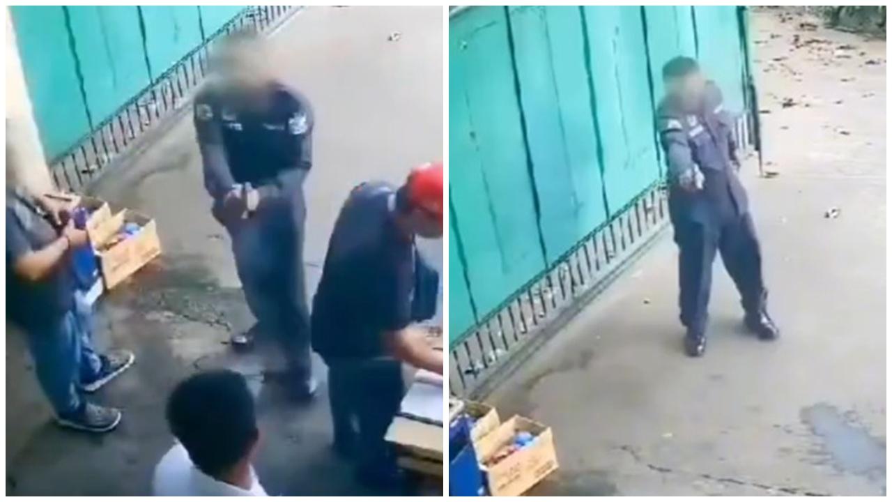 保安遲到30分鐘被同事槍殺，疑犯自首：他經常遲到。(X)