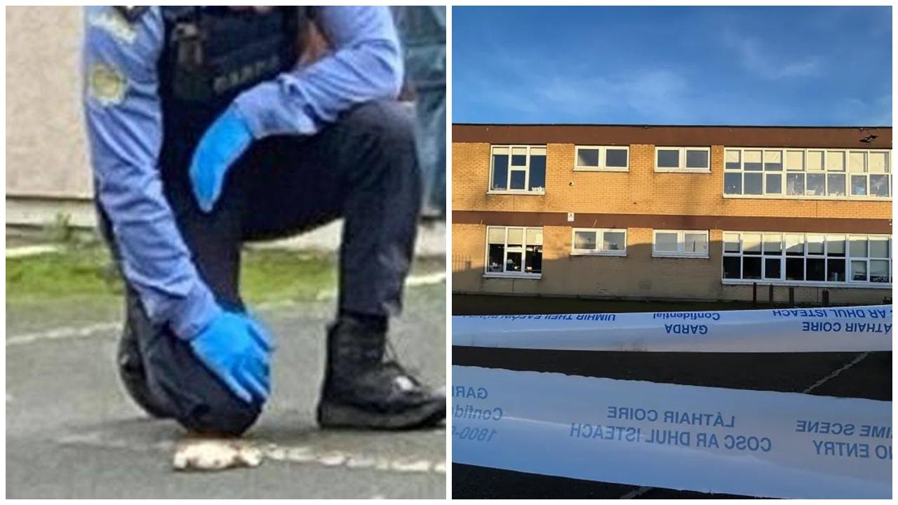 烏叼斷手掉落小學操場惹兇殺疑雲，據報屬於12歲男童。(X)